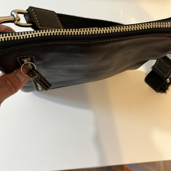 VINTAGE COACH HAMILTON LUXURY DESIGNER LEATHER SWING CROSSBODY BAG - Picture 5 of 8